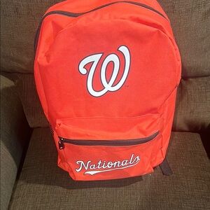 Washington Nationals Red Backpack